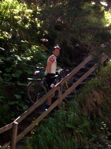 DSCN4110.JPG - super Biketrail Clavadel - Sertig mit kurzer Tragestrecke