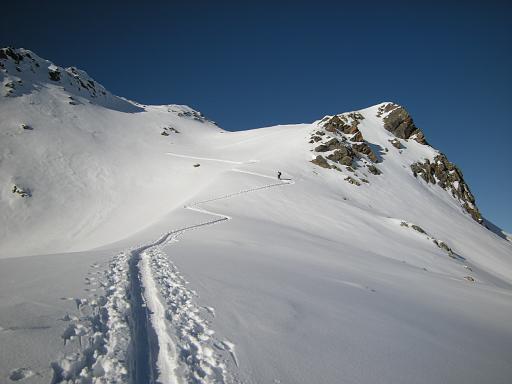 DSCN4815.JPG - Aufstieg in der "Wäschkuchi" - teilweise ohne Fell