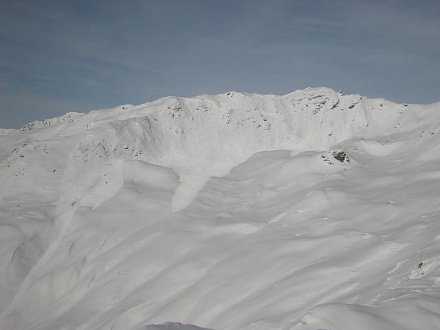 DSCN5103.JPG - Grosser Lawienabgang am Mittelgrat Gatschiefer, sieht aus als spontanabgang