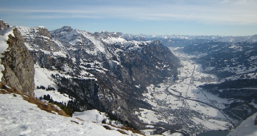 DSCN3723.JPG - Blick auf Walenstadt Flums und Mels