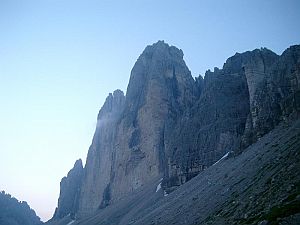 Drei Zinnen westliche Cassinroute