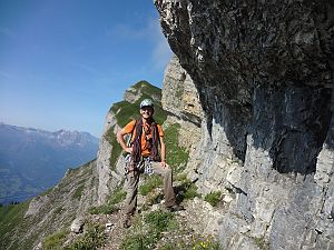 Klettertour: Zuestoll Route Allerheiligen 6c mit Hans