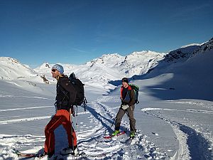 Piz d'Emmat Dadiant 2928 m und Piz da las Coluonnas 2691 m